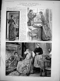 Antique Print Little Tu'Penny How She Became Sure Stones False Western 1886