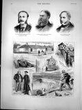Antique Print Tidal Wave Didn'T Come Baron Egerton Tatton John Chambers1883