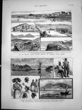 Antique Print Electric Tramway Portrush Ireland Madagascar Difficulty 1883 19th