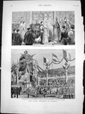 Old Royal Wedding Austria Princess Stephanie Vienna St Augustine1881 Victorian