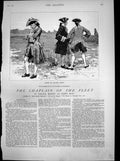 Antique Old Print Chap;Ain Fleet How Harry Got Released Lord Chudleigh 1881