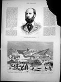 Old Maj Gen George Colley Russians Central Asia Siege Geok Tepe 1894 Victorian