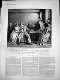 Antique Print St Katherine By Tower Committed Trial Man Arm Lady Waist 1891
