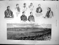 Original Old Antique Print Brookwood Common Woking Site New Wimbledon 1888 19th
