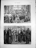 Antique Print Pan Anglican Conference Conversazione College Physicians 1888