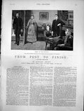 Antique Print From Post To Finish Call St Leonards Place Mr Thorndyke 1884 19th
