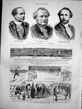 Old Antique Print New Lord Mayor Sheriffs Nile Expedition Wady Halfa 1884 19th