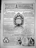 Antique Old Print Dr Carter Moffats Ammoniaphone Throat Shamrock Linens 1884