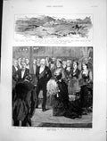 Antique Old Print Adowa Tigre Prince Wales Conversazione Beaumont Trust 1884