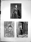 Antique Print Mrs Tewlis Jackson Wells Abyss Seeking Sanctuary Hedley 1890 19th