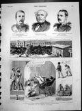 Antique Print Naval Hospital Malta Indian Kucherry Plaintiff Defendant 1882