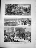 Old Antique Print Marquis Lorne South Saskatchewan Chippeway Indians 1881 19th