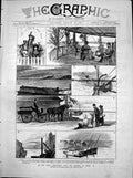 Antique Old Print Marquis Lorne Toronto Quebec Killarney Georgian Bay 1881 19th