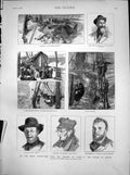 Antique Print Marquis Lorne Voyage Quebec Capt Thomson Skipper Caspian 1881