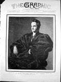 Old Antique Print Rev Artur Penrhyn Stanley Dd Dean Westminster 1815-1881 19th