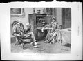 Old Print We Norriss New Story Despotic Lady Lady Writing Gent Chair 1894 19th