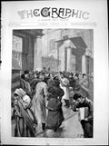 Antique Print Death Czar Reception News St Petersburg Anitchkin Palace 1894