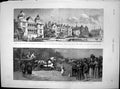 Antique Old Print London Cart Horse Parade New Central Infirmary Derby 1891