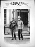 Original Old Antique Print His Last Levee Frank Dadd Sier Arm Younger Sier 1891