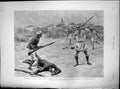 Antique Old Print Battle Tokar Eastern Soudan Private Defending Comrade 1891