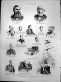 Antique Old Print Parnell Commission Courts Justice Viscount Castlerosse 1888