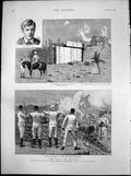 Old Siege Suakin Shell Fired Fort Gemaizeh Richard Wake Redoubt 1888 Victorian