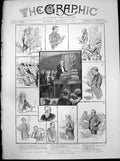 Old Print National Association Advancement Art Application Industry 1888 19th