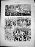 Antique Print Crown Princess Germany Portsea Pavilion St Marys Church 1887 19th