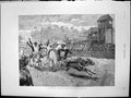 Antique Old Print Bullock Hackery Race Colombo Ceylon Crowds Watch Stand 1887
