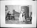 Antique Print Music Lesson G Hindley Royal Academy Boy Tears Man Piano 1887