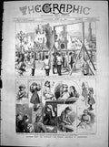Antique Print Execution Suleiman Daoud Alexandria Teaching Needlework 1883 19th
