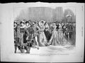 Antique Old Print Silver Wedding Prince Princess Germany Queen Elizabeth 1883