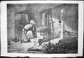 Antique Old Print Reynalds Christmas Dinner W Cranston Lady Gun Fox Hens 1876