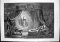 Original Old Antique Print Tent Scene Richard Thr Third Drury Lane Theatre 1876