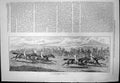 Antique Old Print Sir Tatton Sykess Leger 1846 Race Horses Spectators 1876 19th
