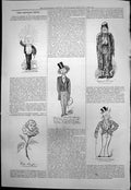 Old Print Captious Critic Rose Leigh Sergeant Jones Music Hall Swine 1876 19th