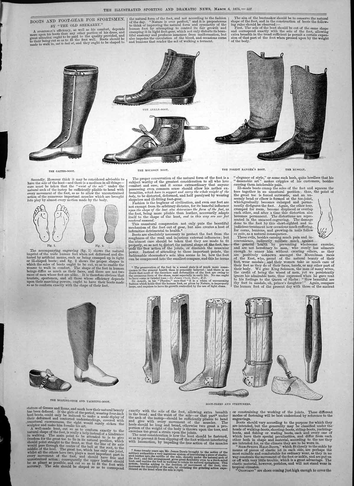 Old Boots Foot Gear Sportsmen Canvas Gaiters Mocassin Ankle Boot 1875 Victorian