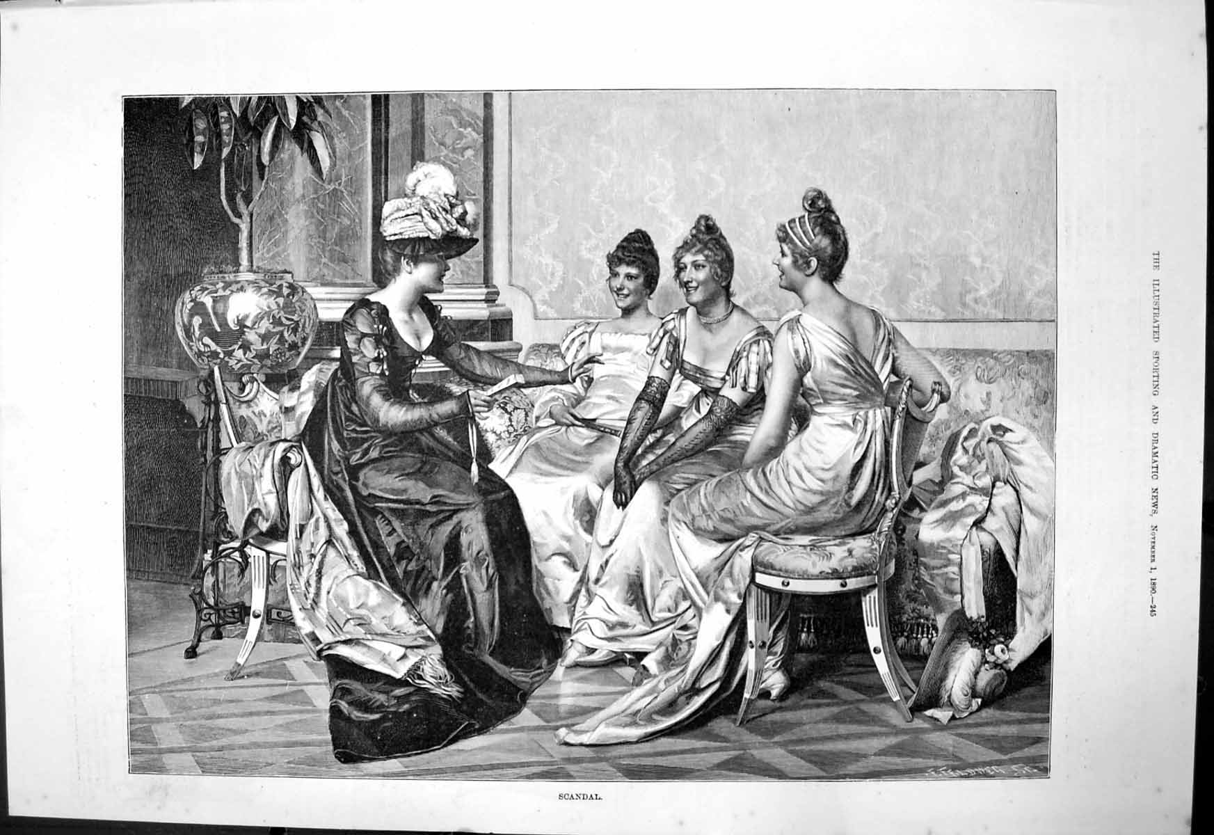 Old Scandal F Feldweg Four Ladies Captious Critic Carmen Up To Data