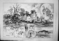 Old Print Hiding Places Charles Ii Boscobel Whiteladies Inn Bridport 1890 19th