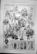 Old Lord Mayors Show Central Market Car Fruit Flower Malta Cape 1890 Victorian