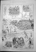 Old London V Oxford University A C Aldbourne Fairyland C Mellor 1890 Victorian