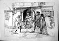 Antique Old Print Bardolph As Peacemaker Paul Hardy Pistol Henry V Act1891