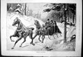 Antique Old Print Sleighing Montreal Ice Wimbledon Park Curling Hockey 1891