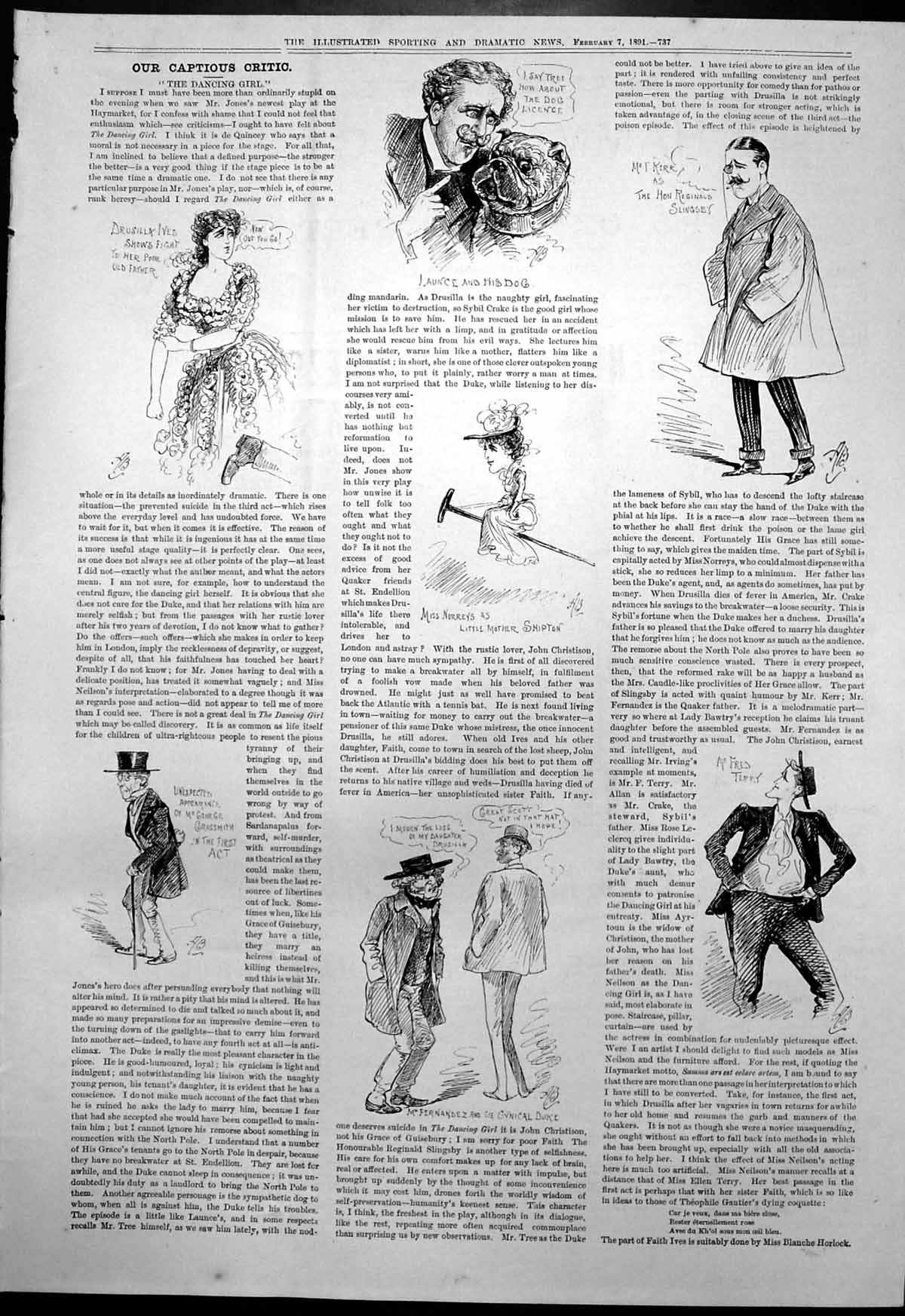 Old Captious Critic Dancing Girl Drusilla Ives Little Mother Shipton