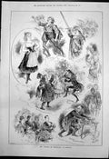 Antique Print Cloches De Corneville At Surbiton Marquis Gaspard Bailie 1891