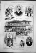Old Good Idea Fire Drill Deacons Music Hall Sam Sutton Capt Davis 189 Victorian