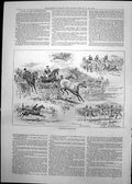 Old Indian Gymkhana Dropping Balls Buckets Tandem Race Band Race 1891 Victorian