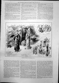 Old Tableaux Vivants Southgate Hall Japanese Love Scene Scandal 1891 Victorian