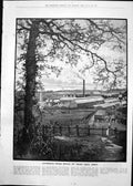 Antique Old Print Joynsons Paper Mills St Mary Cray Kent Writing Papers 1891
