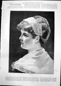 Old Print Katherine Peterborough Hound Show G Elin J Rowlatt C U B C 1891 19th